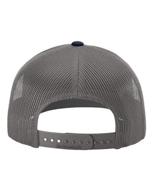 Richardson 112 Grey/ Charcoal/ Navy — back