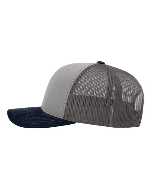 Richardson 112 Grey/ Charcoal/ Navy — direct side