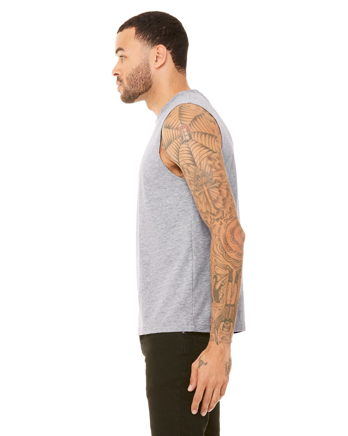Unisex Jersey Muscle Tank - Heather Athletic