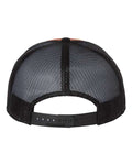 Richardson 168 Charcoal/ Burnt Orange/ Black — back