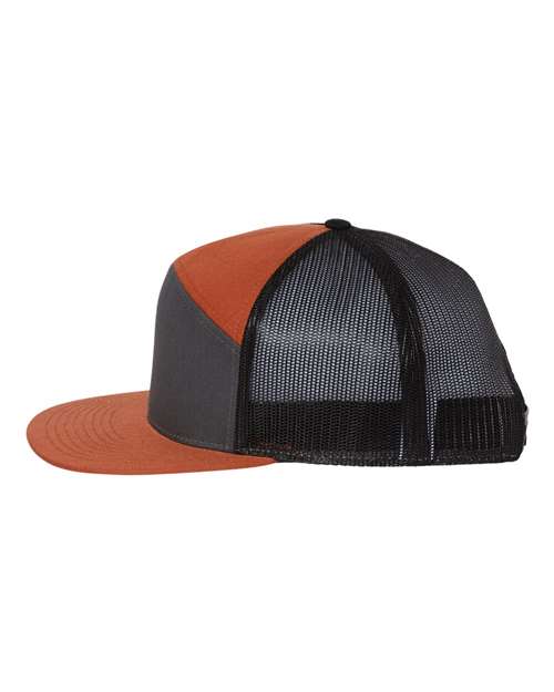Richardson 168 Charcoal/ Burnt Orange/ Black — direct side
