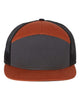 Charcoal / Burnt Orange / Black