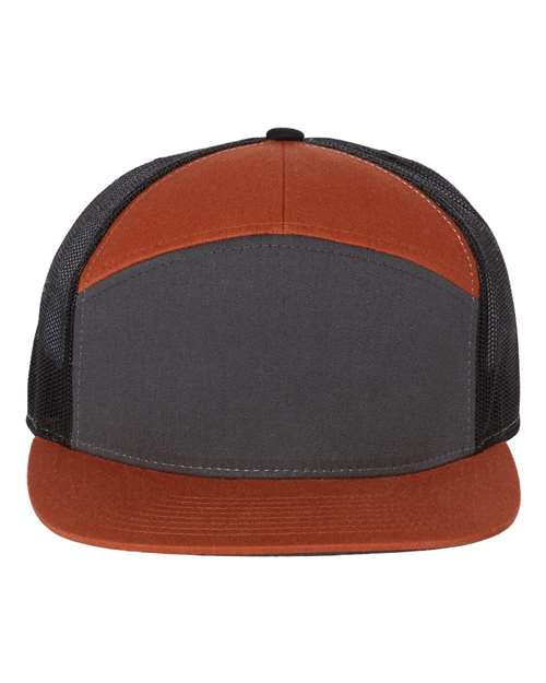 Richardson 168 Charcoal/ Burnt Orange/ Black — front