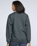 Gildan SF000 Dark Heather — on model back