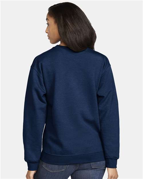 Gildan SF000 Navy — on model back