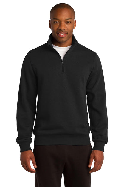 1/4-Zip Sweatshirt - Black
