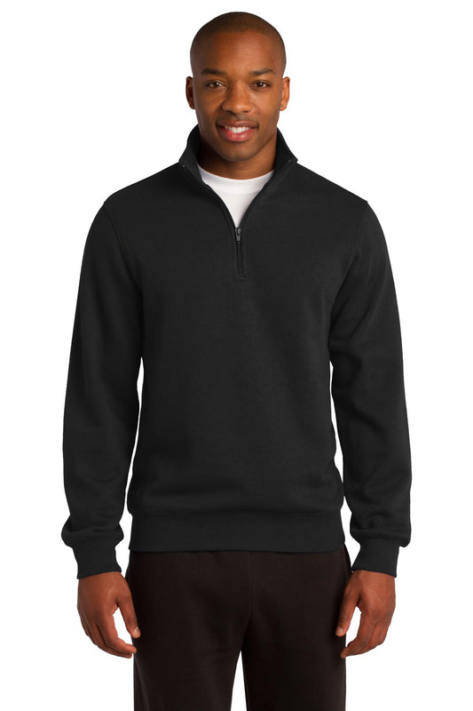 1/4-Zip Sweatshirt - Black