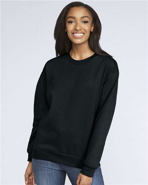 Gildan SF000 Black — on model front