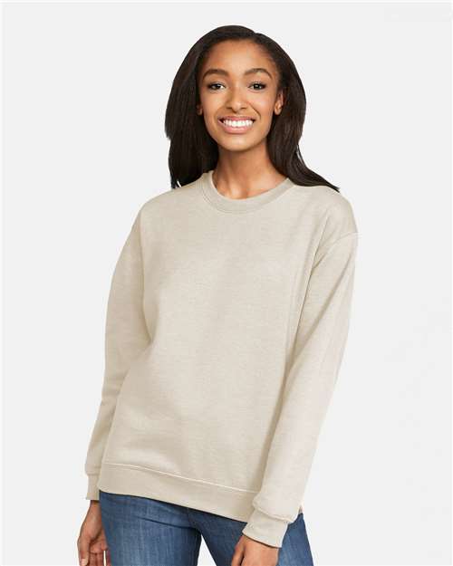 Gildan SF000 Sand — on model front
