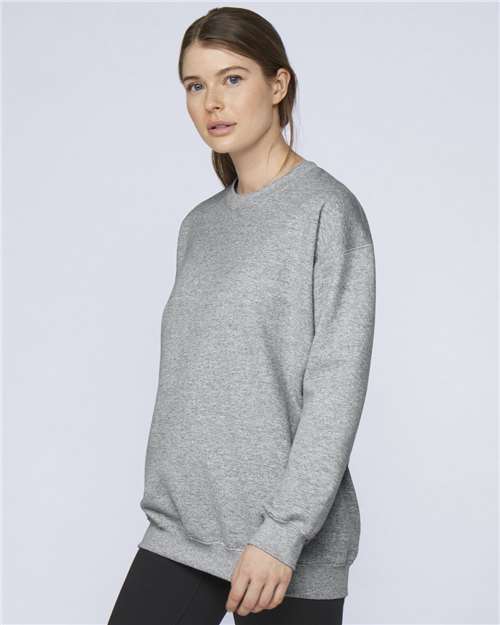Gildan SF000 Sport Grey — on model side