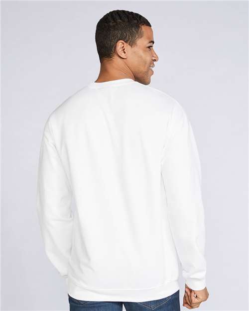Gildan SF000 White — on model back