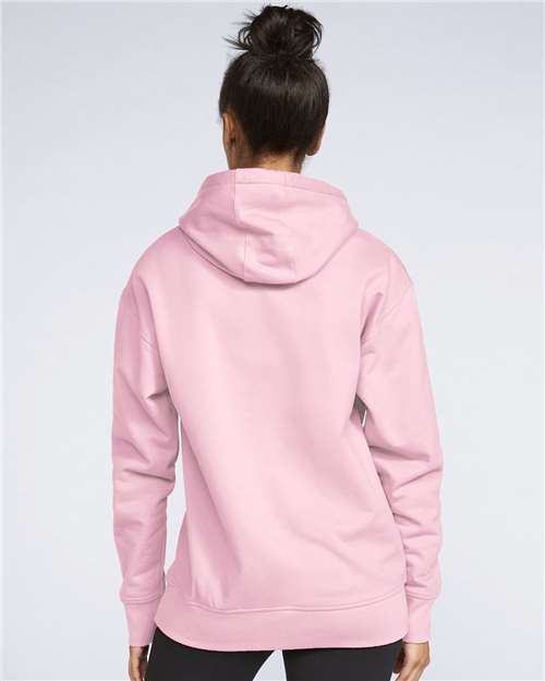 Gildan SF500 Light Pink — on model back
