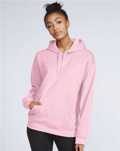 Gildan SF500 Light Pink — on model front