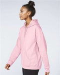 Gildan SF500 Light Pink — on model side