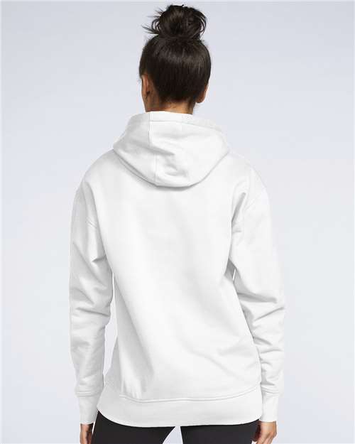 Gildan SF500 White — on model back