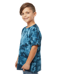Youth Crystal Tie Dye T-Shirt - Navy