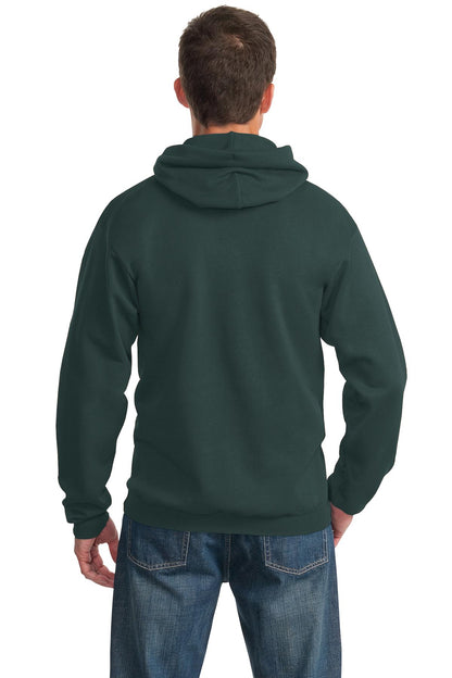 Unisex Essential Fleece Pullover Hoodie - Dark Green
