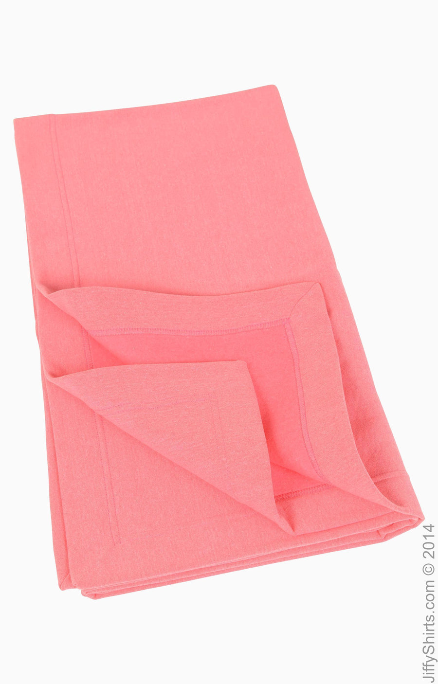 DryBlend® 9 oz. Fleece Stadium Blanket - High Viz Safety Pink