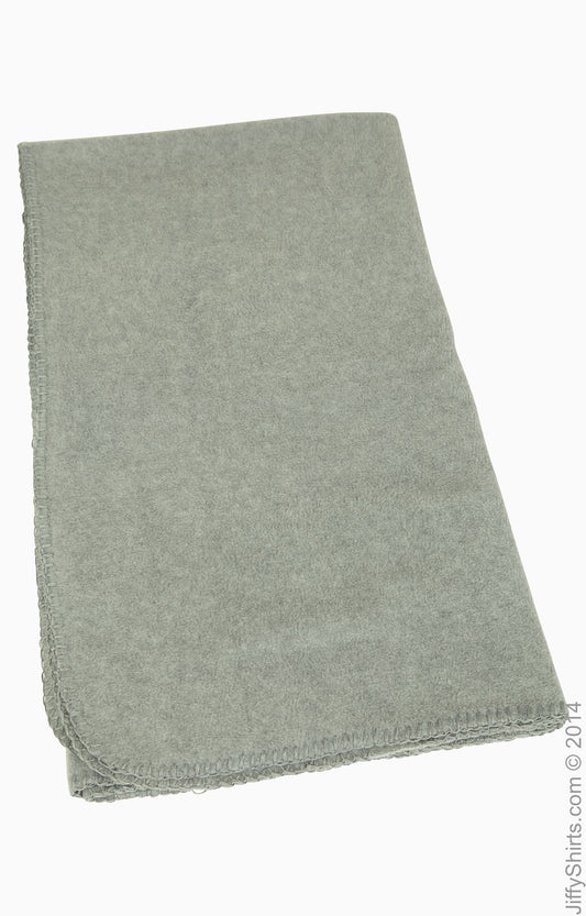 Fleece Throw - Heather Gray