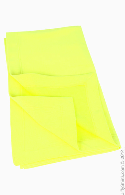 DryBlend® 9 oz. Fleece Stadium Blanket - High Viz Safety Green