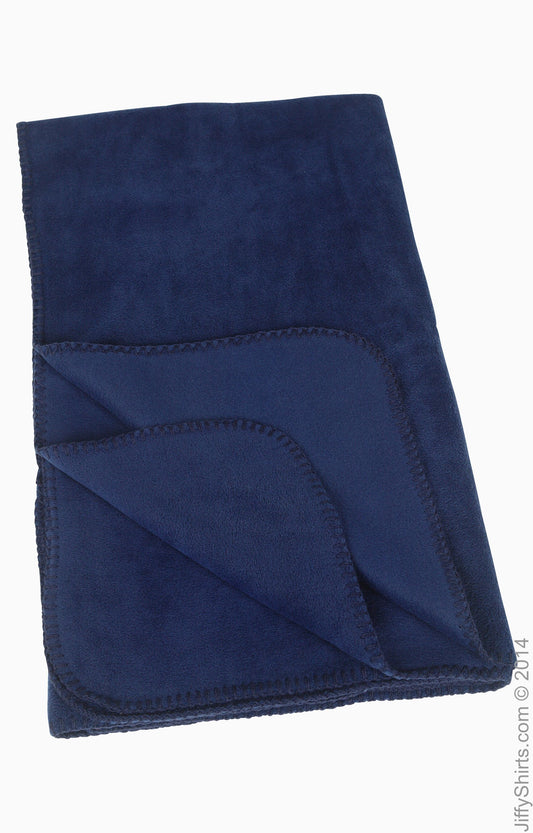 Fleece Throw - Navy