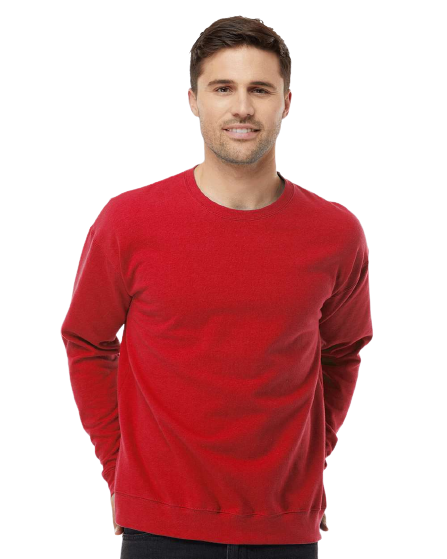Unisex Fleece Crew - Red