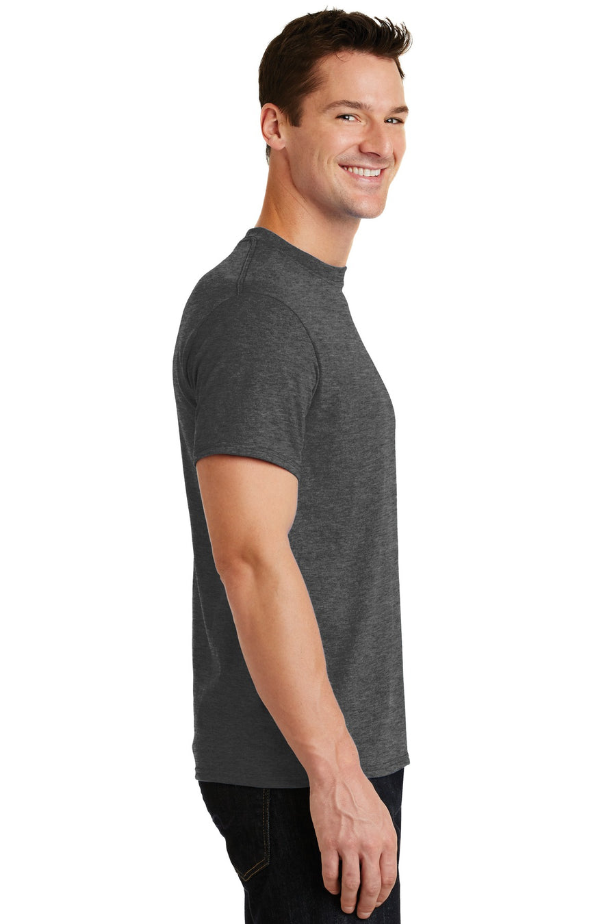 Unisex Core Blend Tee - Dark Heather Gray
