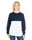 J America JA8229 - Unisex Game Day Jersey - Navy / White Block