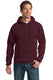 Port & Company PC90HT - Unisex Tall Essential Fleece Pullover Hoodie - Maroon