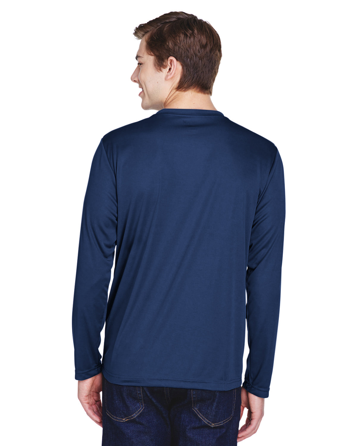 Men's Zone Performance Long-Sleeve T-Shirt - Sport Dark Navy