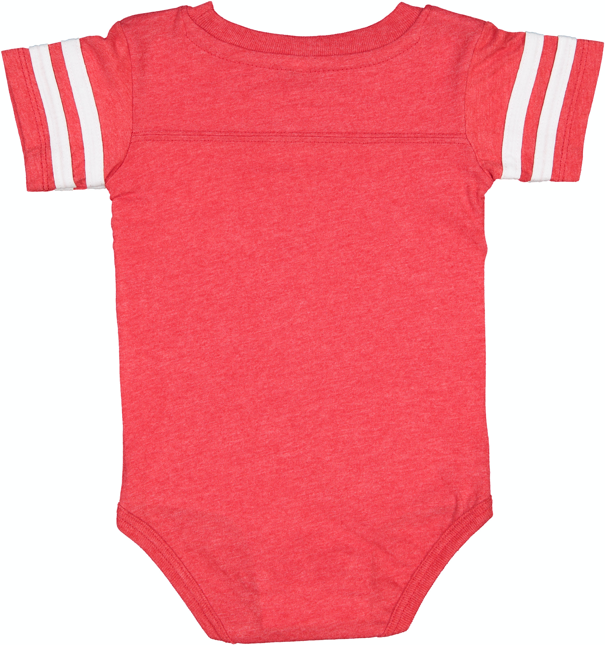 Infant Football Bodysuit - Vintage Red / Blend White