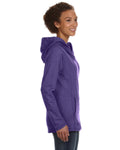 Women's Hooded French Terry - Heather Purple