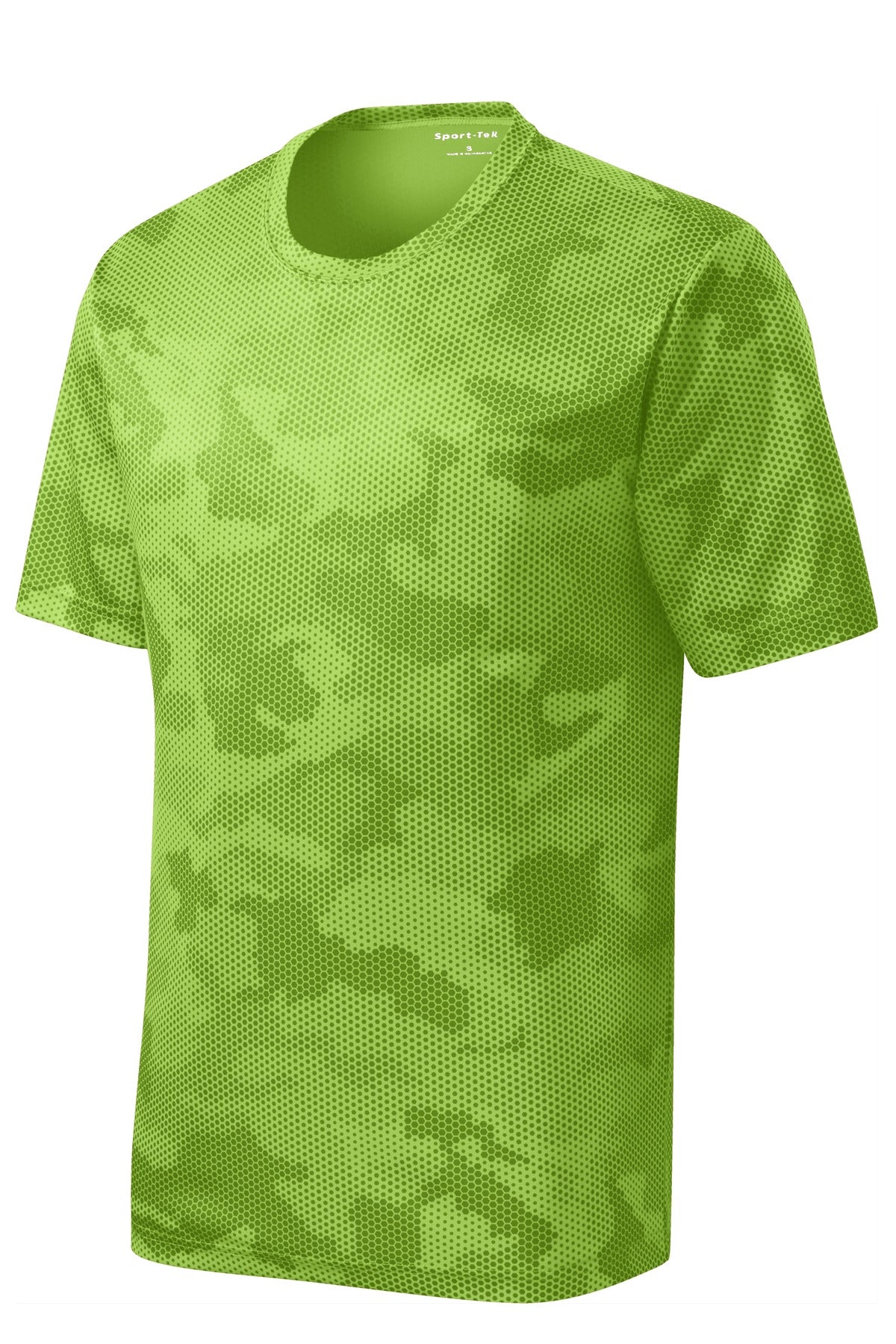Youth CamoHex Tee - Lime Shock
