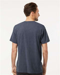 M&O 4800 Heather Navy — on model back