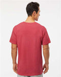 M&O 4800 Heather Red — on model back