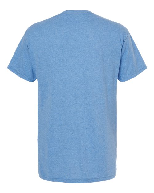 M&O 4800 Light Blue Heather — back
