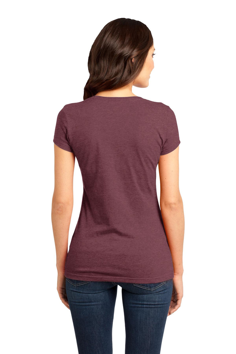 Women's Fitted Very Important Tee - Heather Cardinal