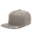 Yupoong Y6007 - Unisex 5-Panel Cotton Twill Snapback Cap - Gray
