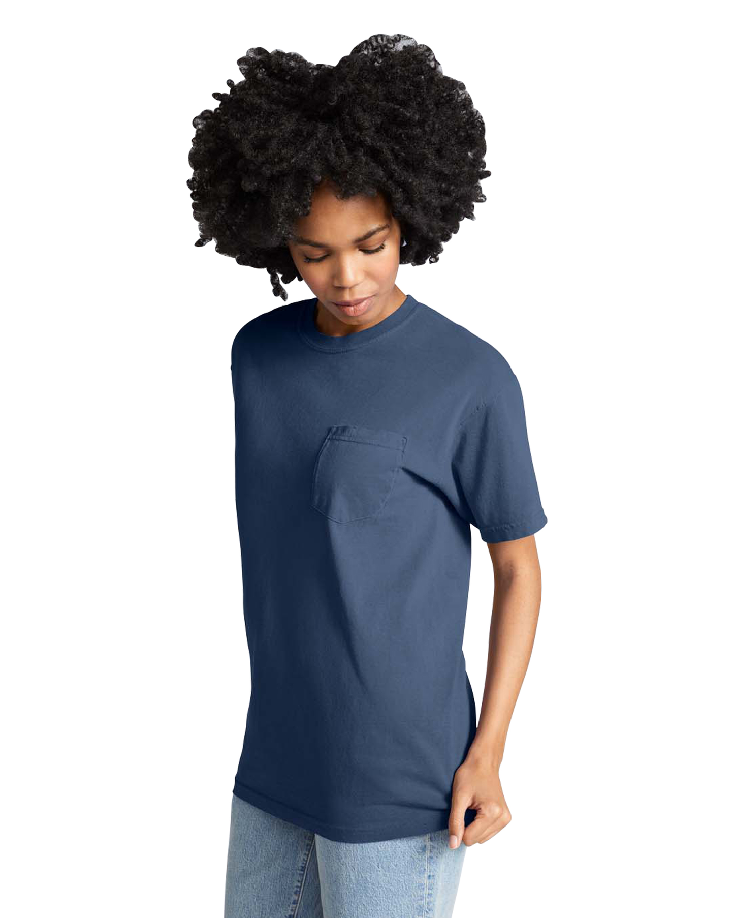 Unisex Heavyweight RS Pocket T-Shirt - Midnight