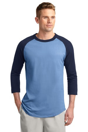 Unisex Colorblock Raglan Jersey - Carolinablu / Navy