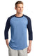 Sport-Tek T200J1 - Unisex Colorblock Raglan Jersey - Carolinablu / Navy