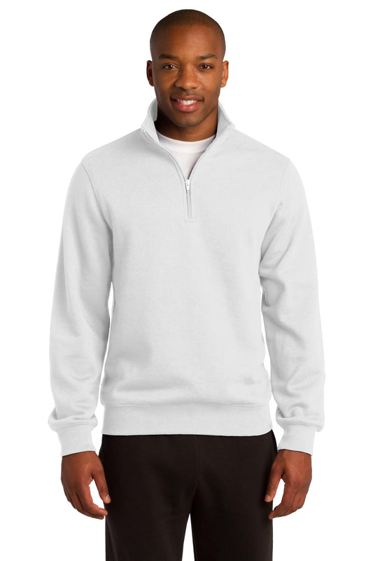 1/4-Zip Sweatshirt - White