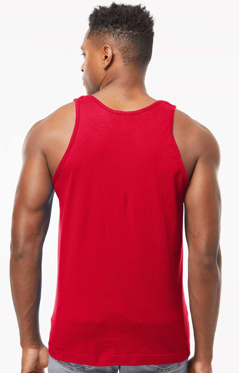 Unisex Fine Jersey Tank - Red