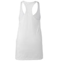 Women's Slim Fit Poly-Rich Racerback Tank - White