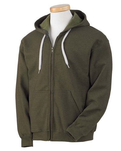 Unisex Heavy Blend™  Vintage Full-Zip Hoodie - Moss