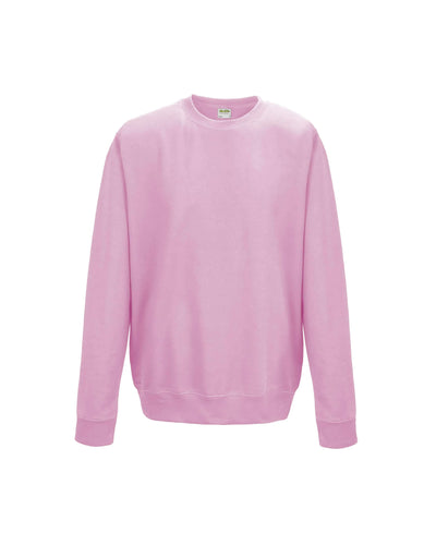 Unisex 80/20 Midweight College Crewneck Sweatshirt - Baby Pink