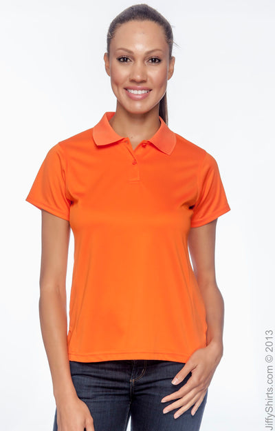Women's Polytech Polo - Team Orange