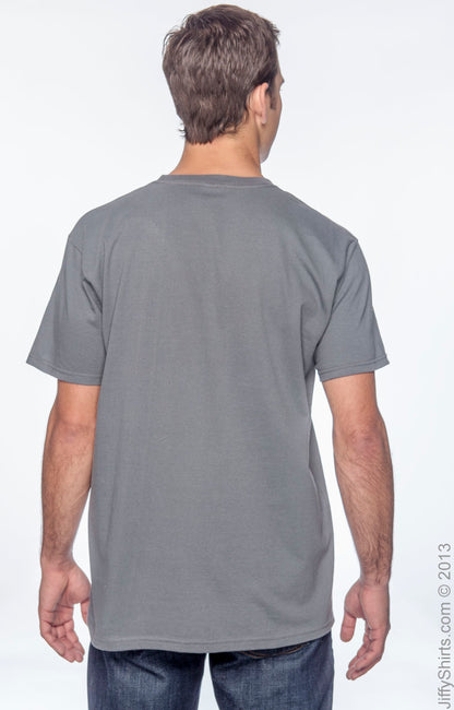 Men's 100% Organic Cotton Classic Short-Sleeve T-Shirt - Charcoal