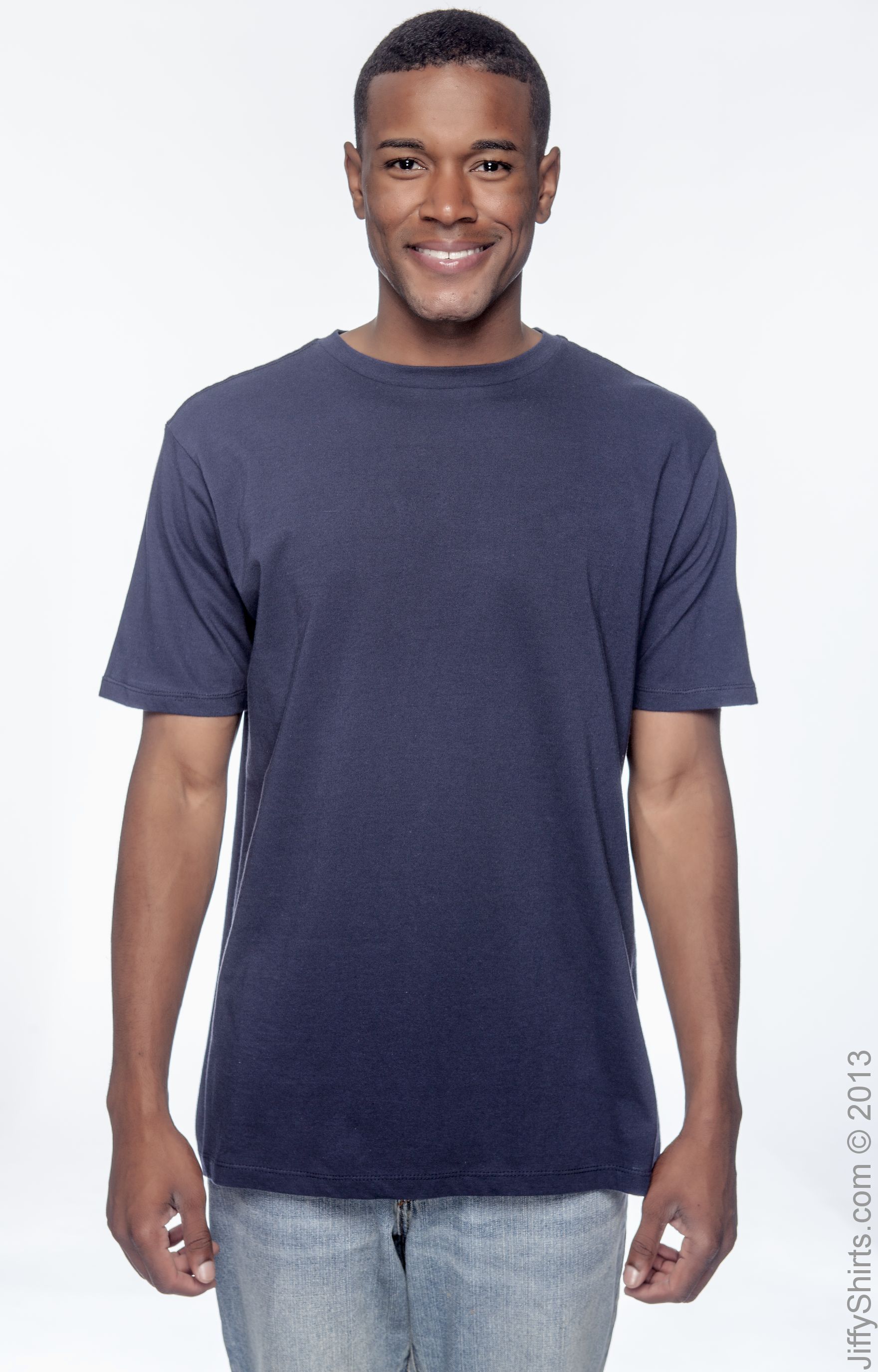 Men's Ringspun Fashion T-Shirt - Navy