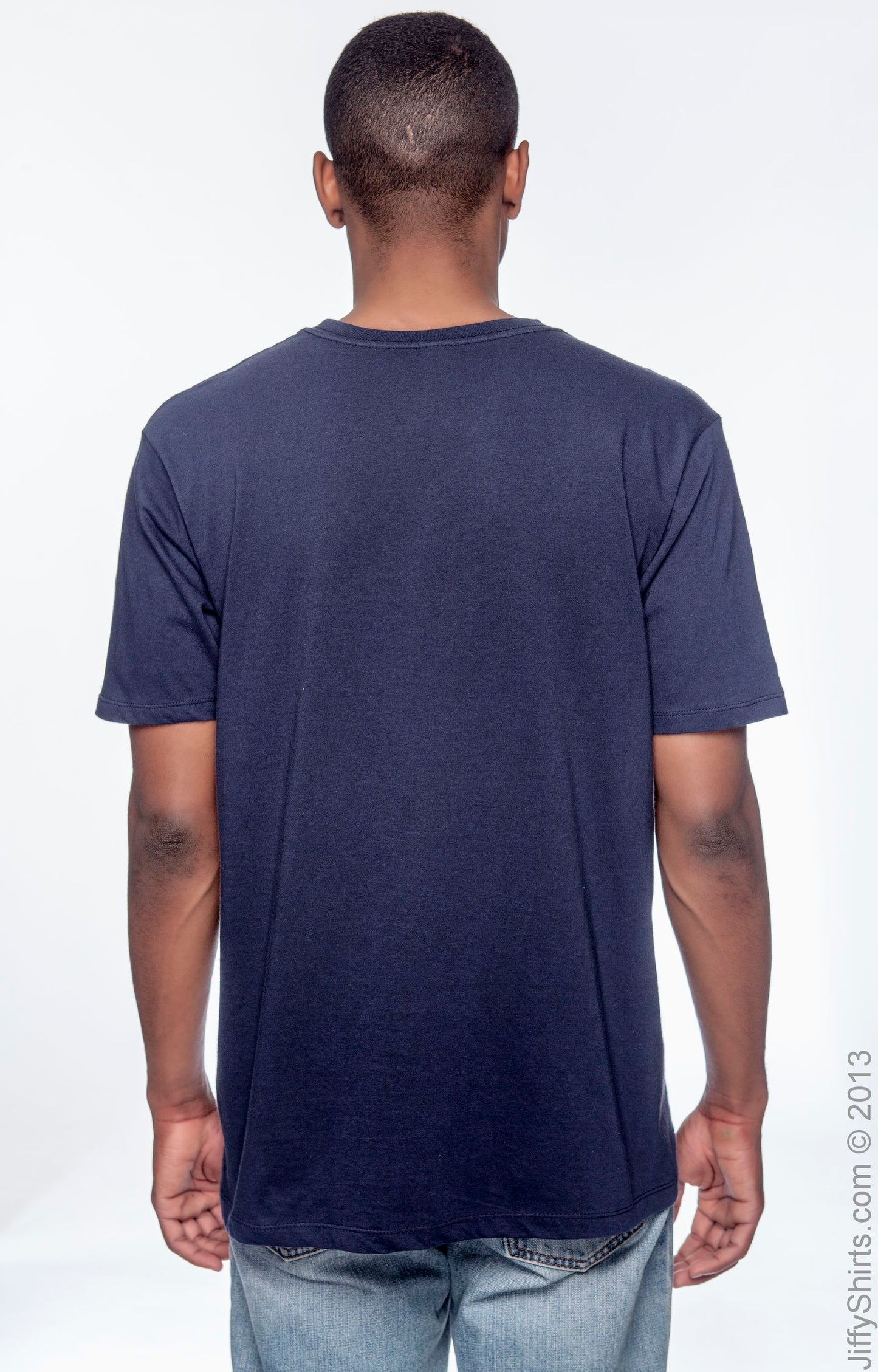 Men's Ringspun Fashion T-Shirt - Navy